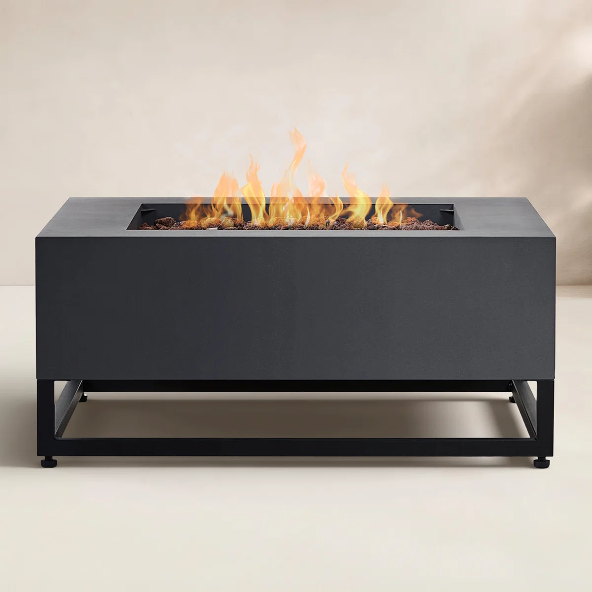 Alka Square Gas Fire Pit – 36 Inches