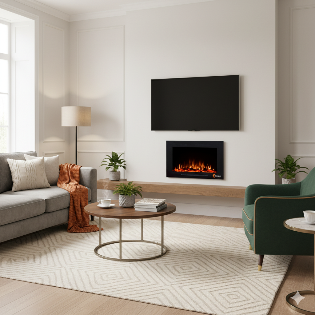 Electri  Fireplaces for Media wall