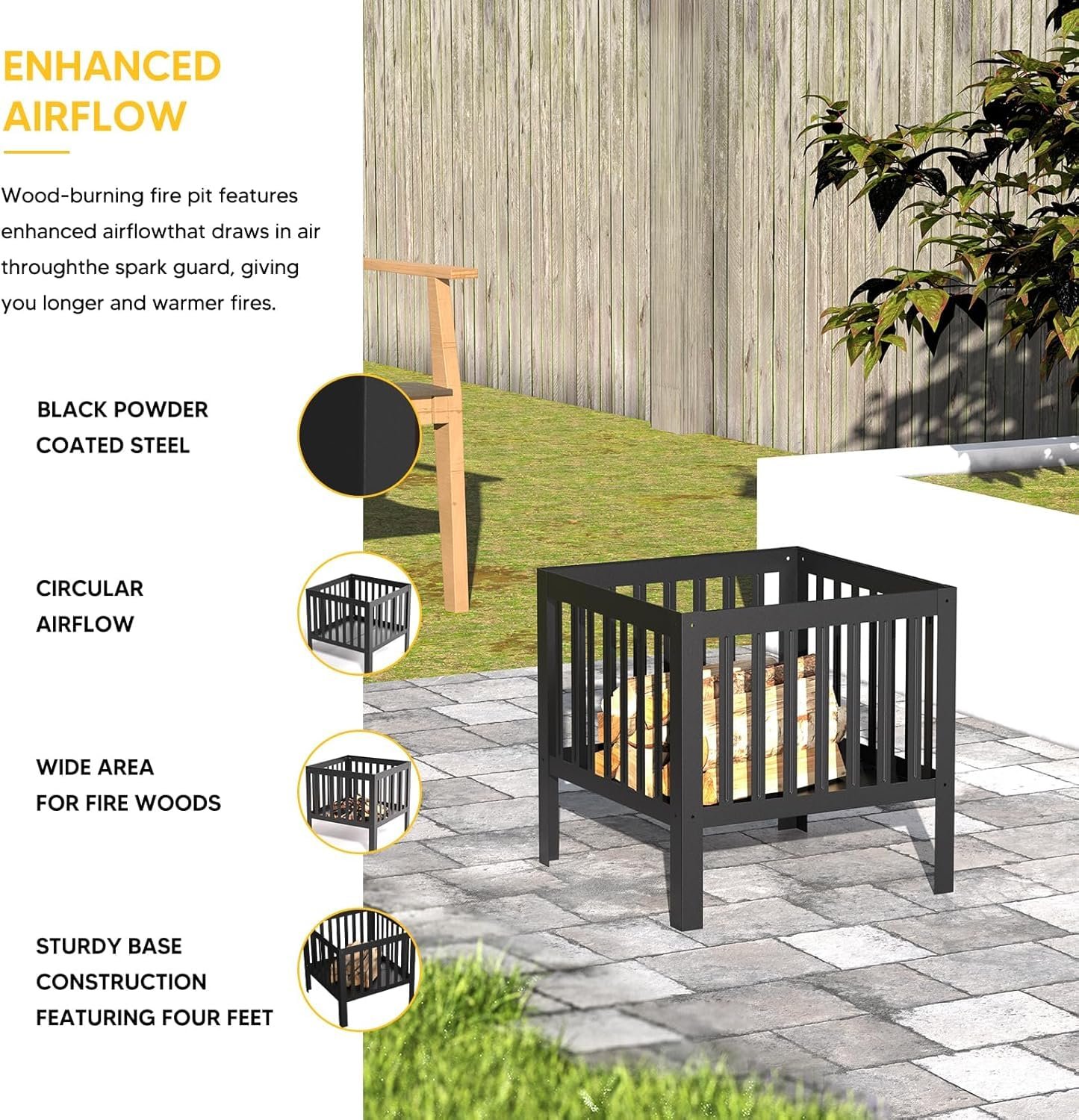 Bonfire Pit in Pakistan – Outdoor Wood Burning Firepit